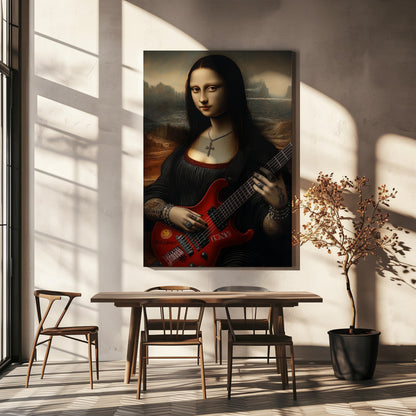 Impression sur toile Lisa revisitée