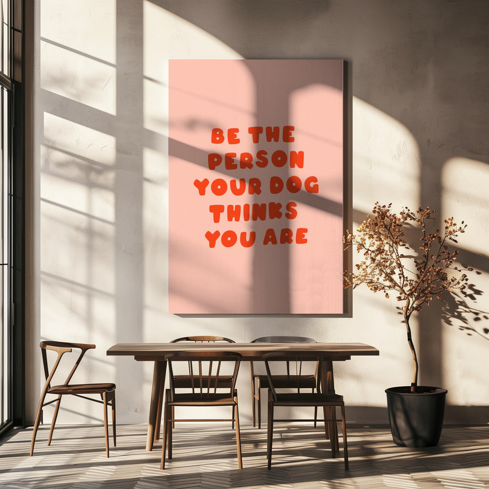 Typographie murale pour les amoureux des chiens