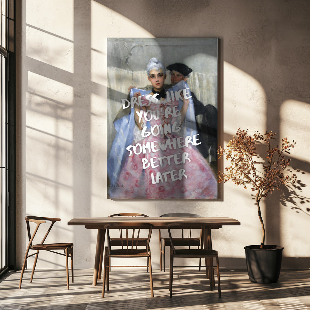 Art mural S'habiller pour réussir