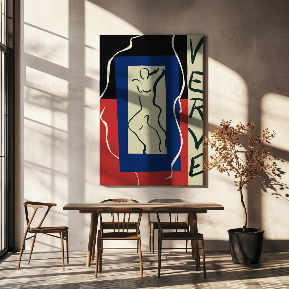 Décoration murale Verve 1937, Couverture de Verve