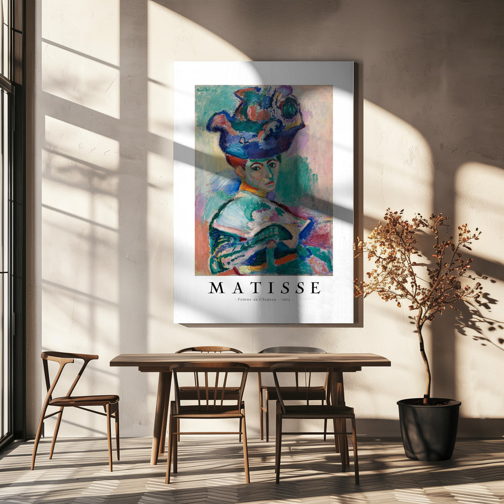 Décoration murale Femme au Chapeau 1905
