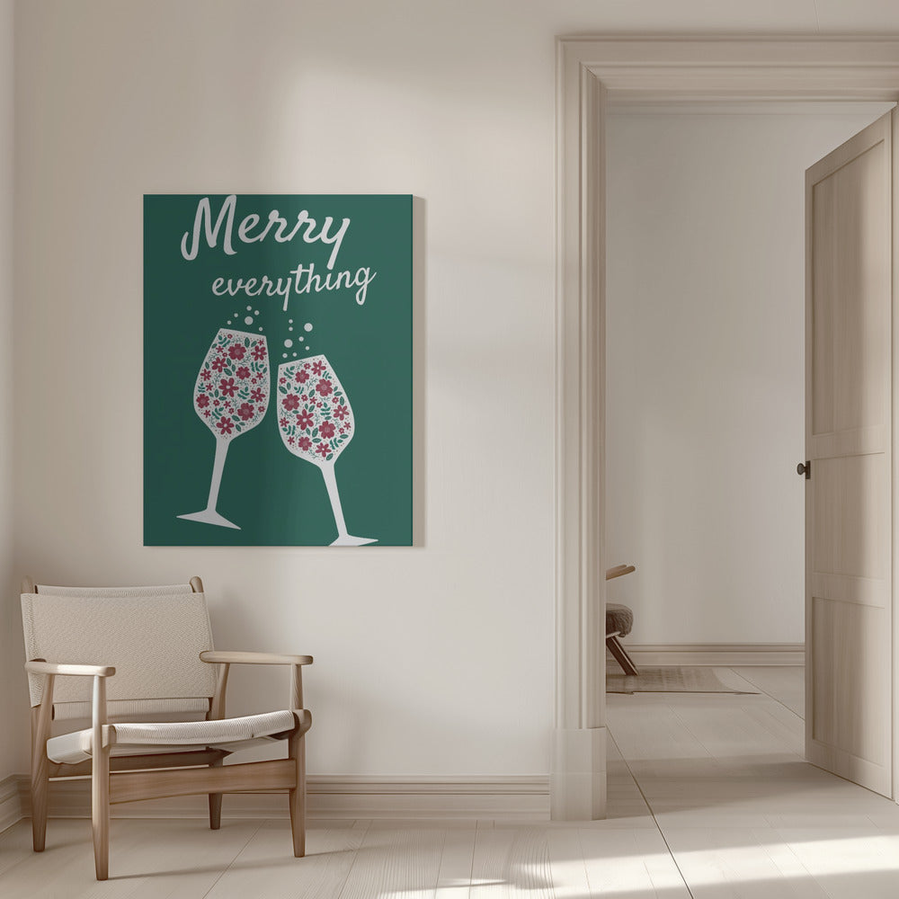 Impression sur toile Joyeux Tout
