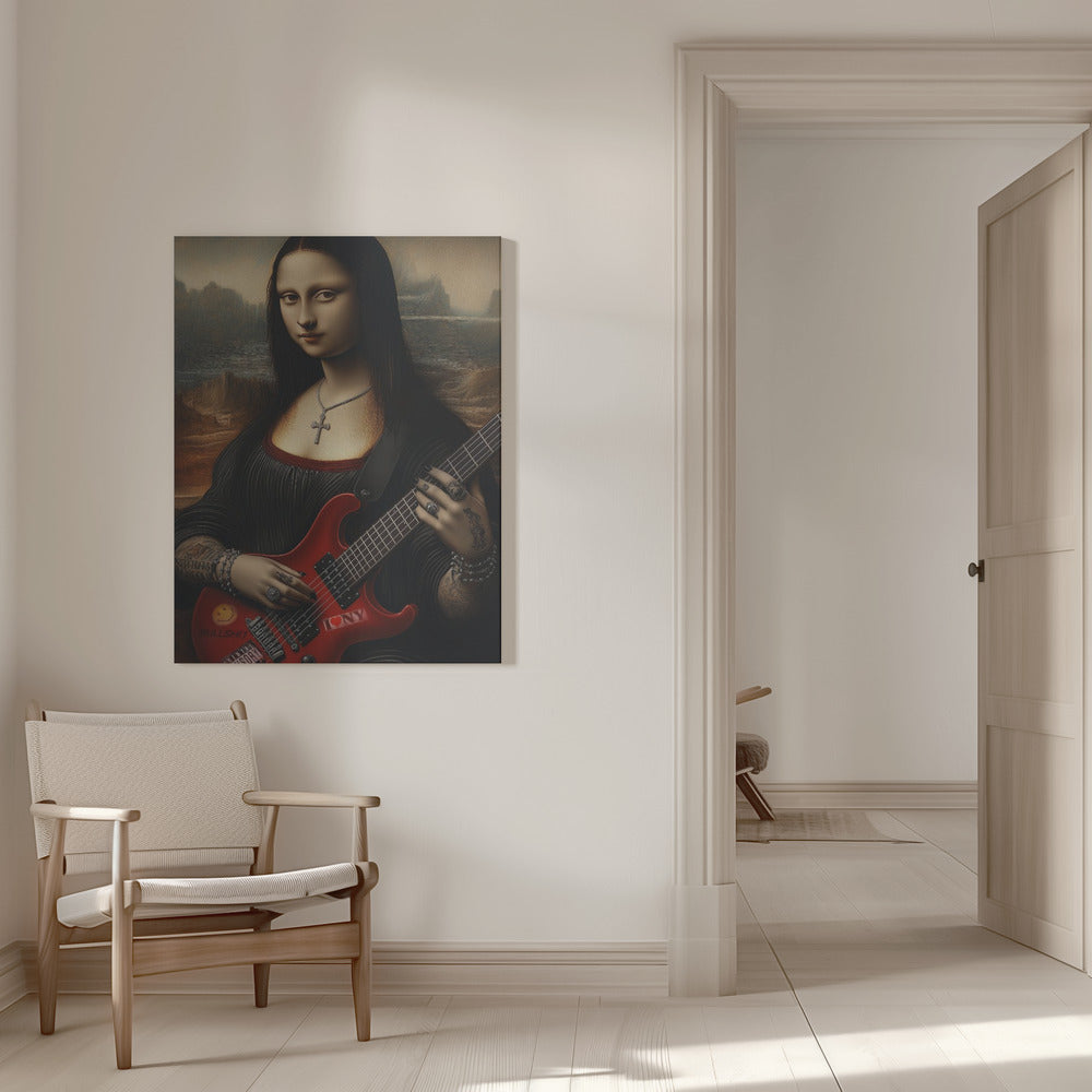 Impression sur toile Lisa revisitée