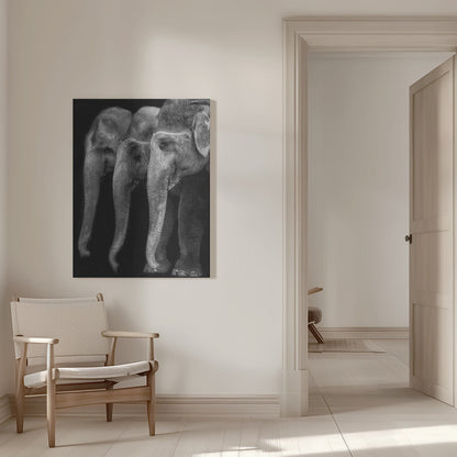 Art mural Le plus grand chef-d’œuvre de la nature, un éléphant ; la seule grande chose inoffensive…