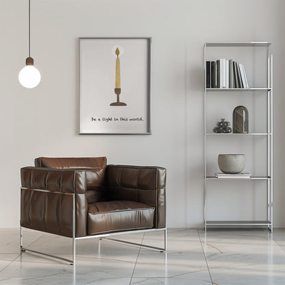 Décoration murale « Sois une lumière »