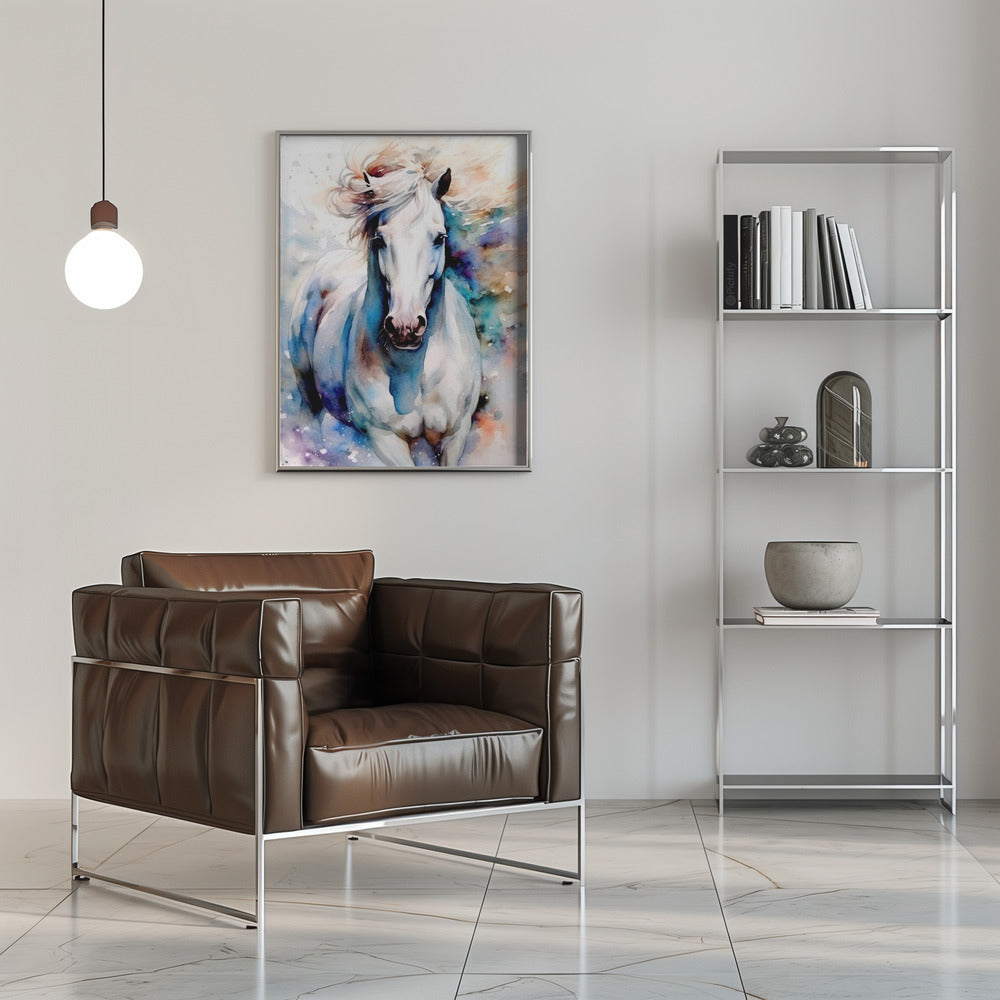 Cheval aquarelle (1)