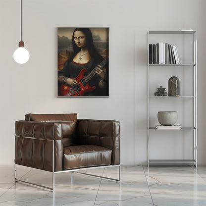 Impression sur toile Lisa revisitée