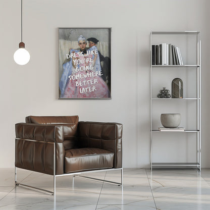Art mural S'habiller pour réussir