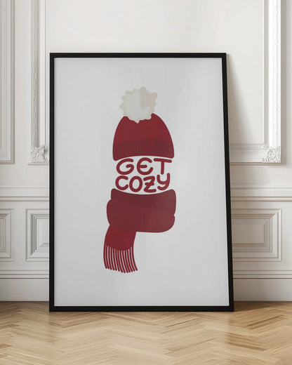 Art mural Mettez-vous à l'aise (rouge)