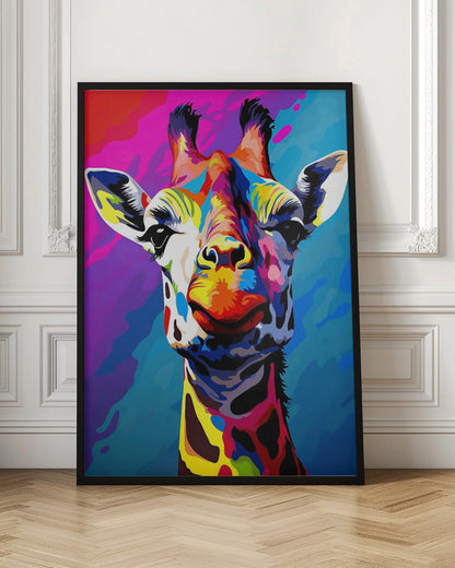 Décoration murale Girafe Pop Art