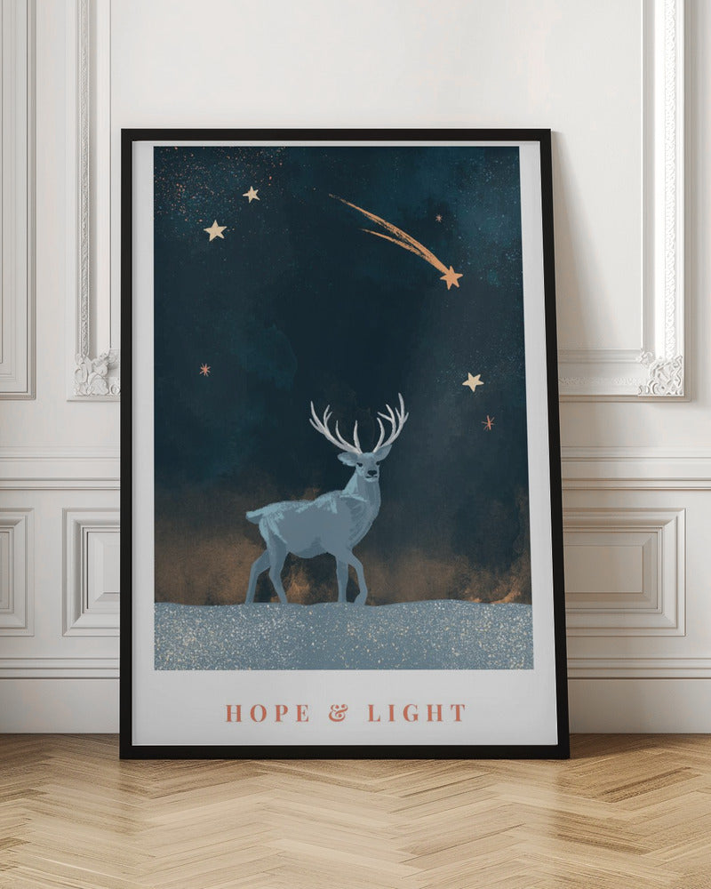 Décoration murale « Hope & Light », imprimée sur toile