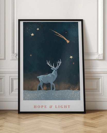 Décoration murale « Hope & Light », imprimée sur toile