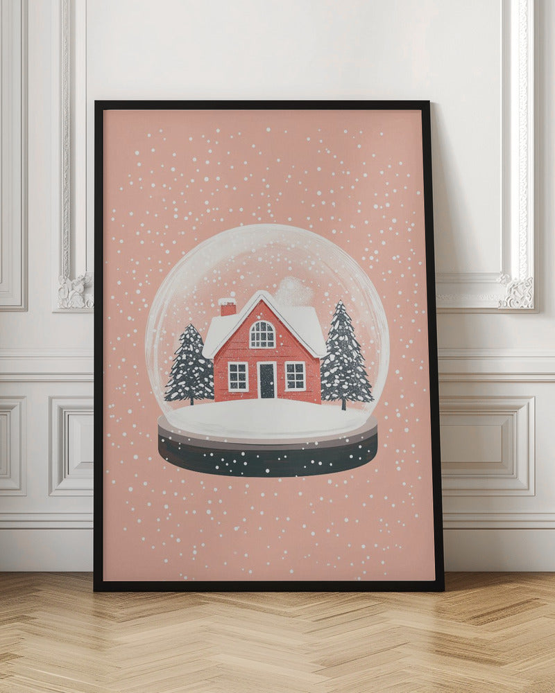 Décoration murale Ornement de Noël Illustration sur verre Impression sur toile
