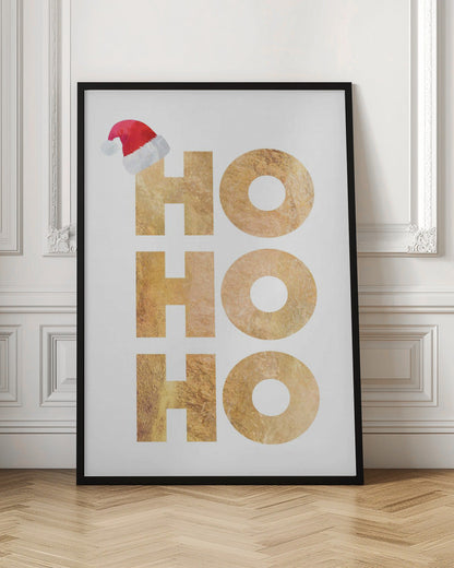 Toile murale typographie Hohoho