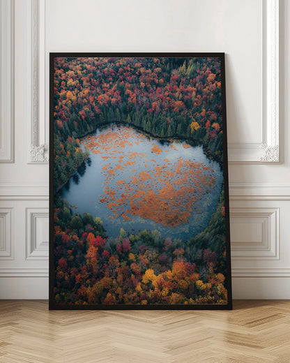 Décoration murale Automne au bord du lac