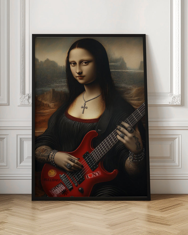 Impression sur toile Lisa revisitée