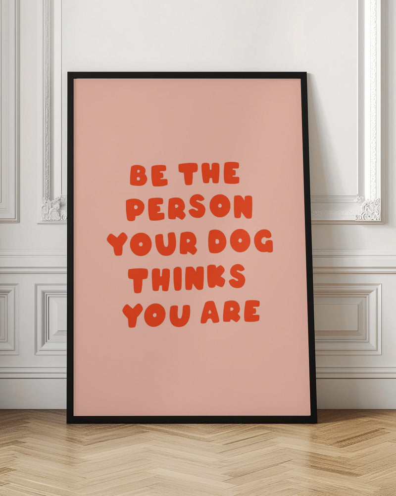 Typographie murale pour les amoureux des chiens