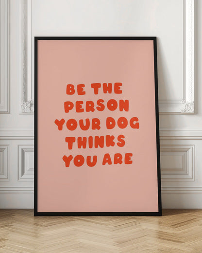 Typographie murale pour les amoureux des chiens
