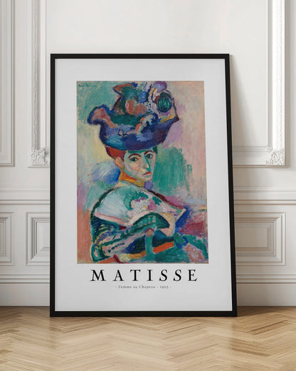 Décoration murale Femme au Chapeau 1905