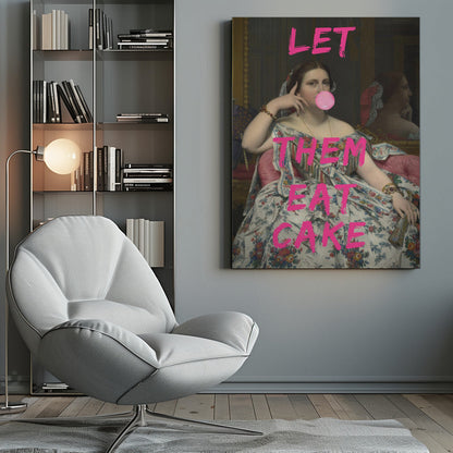 Décoration murale Qu'ils mangent de la brioche, Portrait vintage Bubble Gum