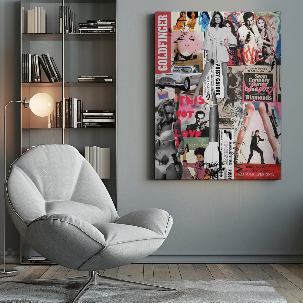 Art mural The Name's Bond