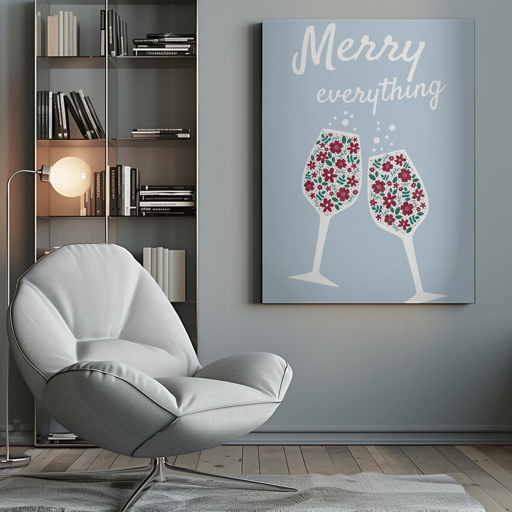 Impression sur toile Joyeux Tout