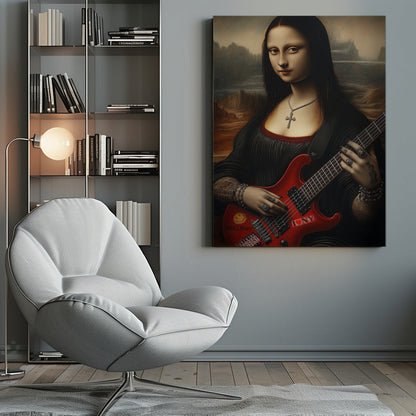 Impression sur toile Lisa revisitée