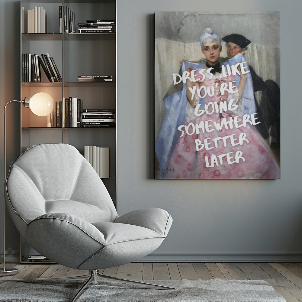 Art mural S'habiller pour réussir