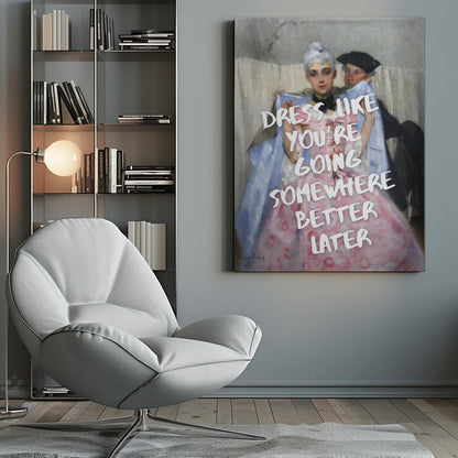 Art mural S'habiller pour réussir