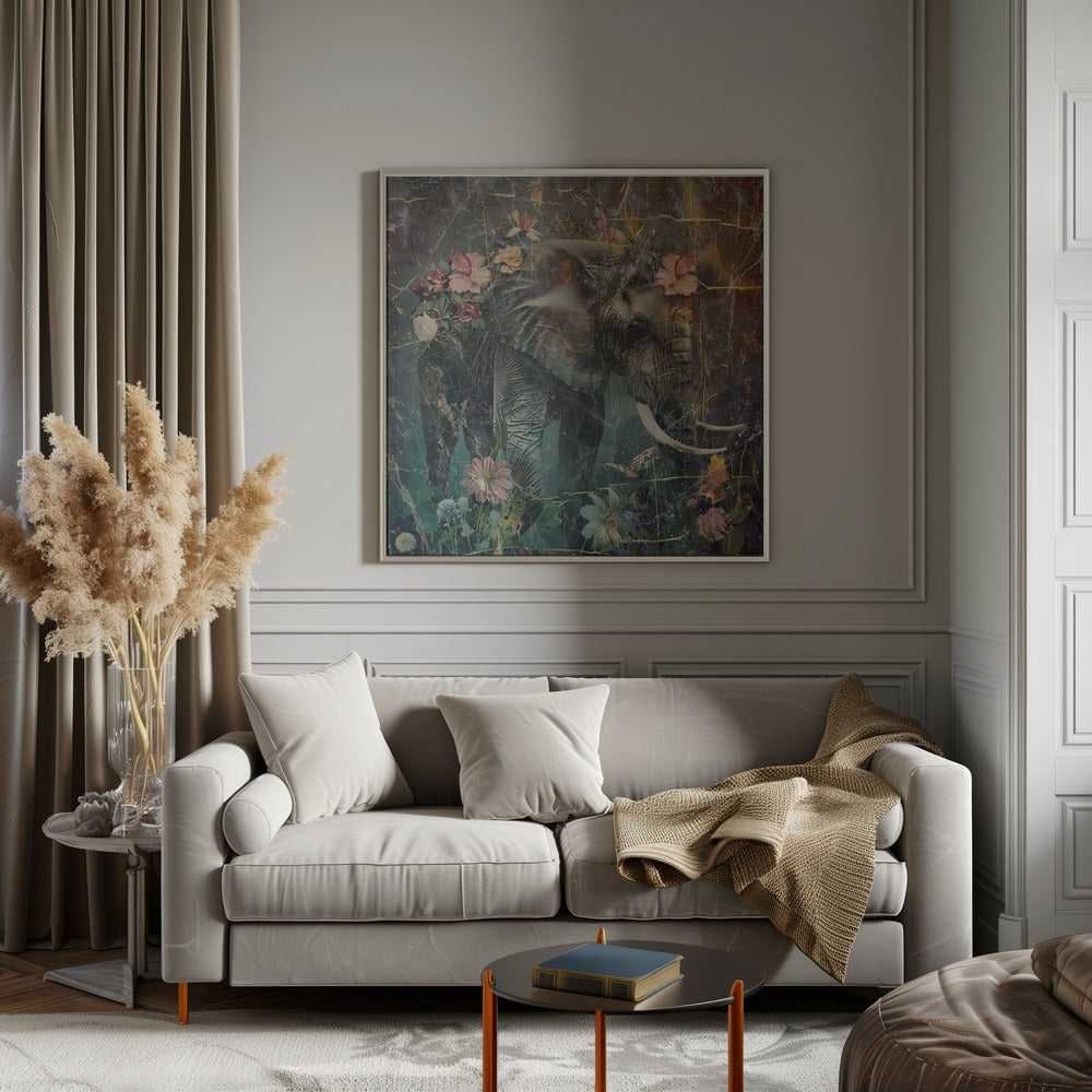 Décoration murale Animaux floraux Illustration d'art vintage 11