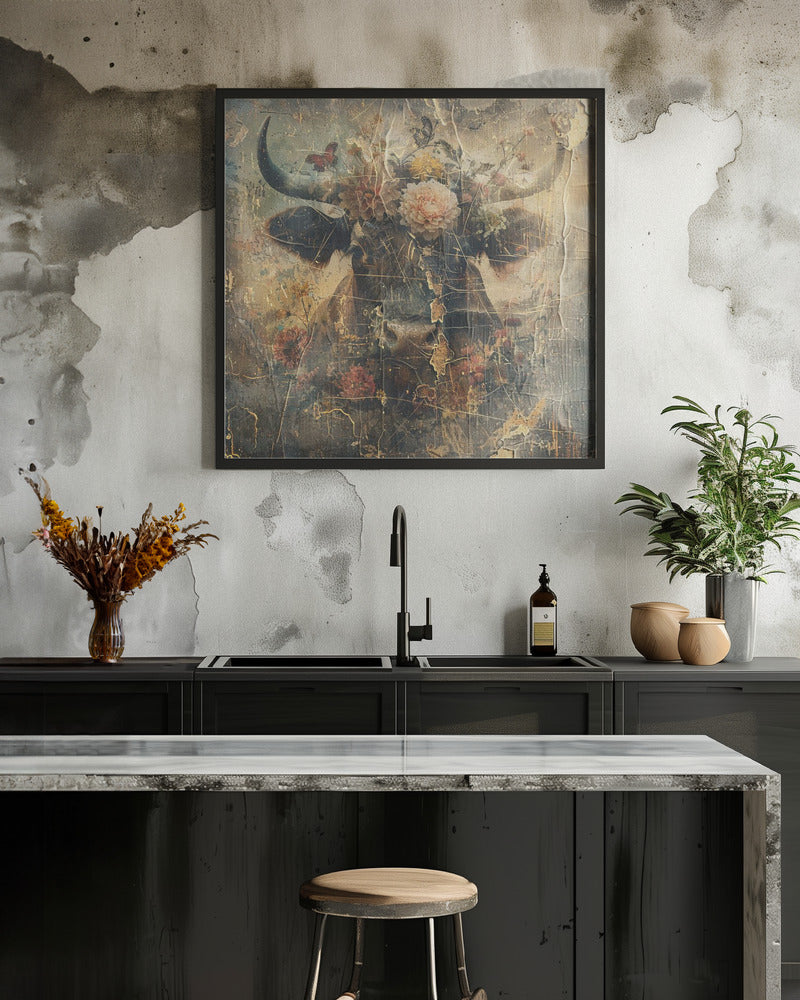 Décoration murale Animaux floraux Illustration d'art vintage 10