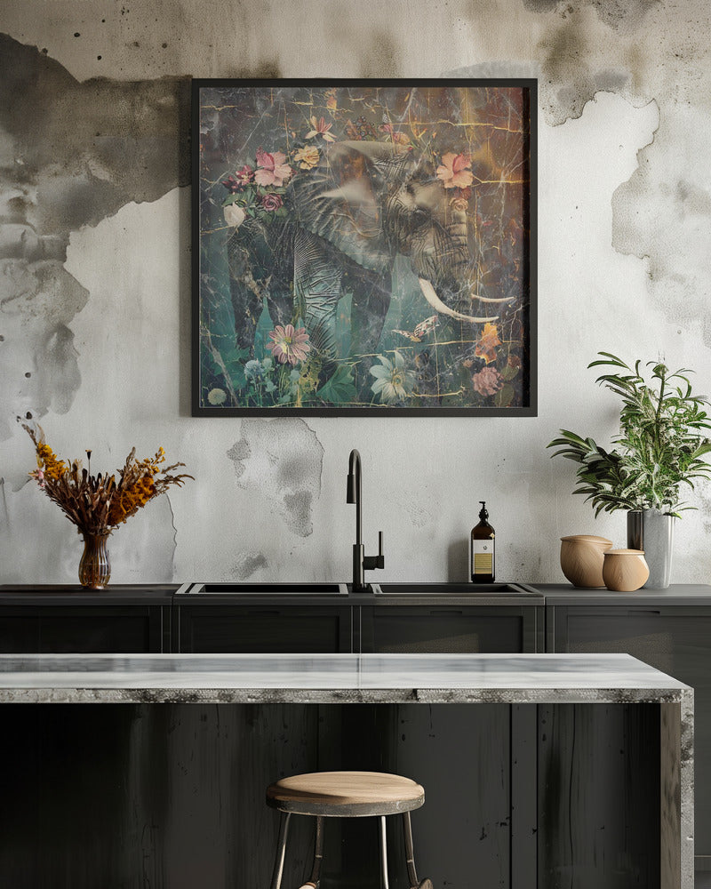 Décoration murale Animaux floraux Illustration d'art vintage 11