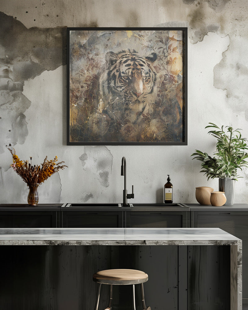 Décoration murale Animaux floraux Art vintage Illustration 27
