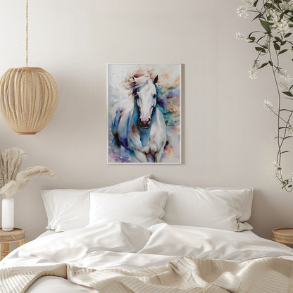 Cheval aquarelle (1)