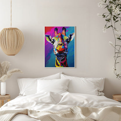 Décoration murale Girafe Pop Art