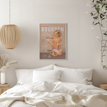 Décoration murale Pin-up Babes of Bourbon Vol 16 Vintage Vodka Martini