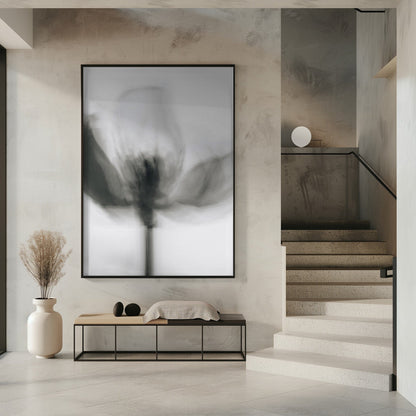 Art mural Tulipe monochrome