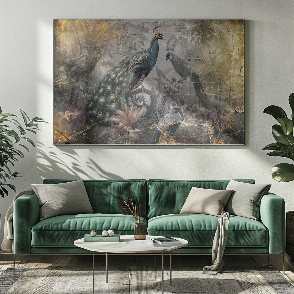 Décoration murale Oiseau Oiseaux Animal Illustration vintage Art mural 18