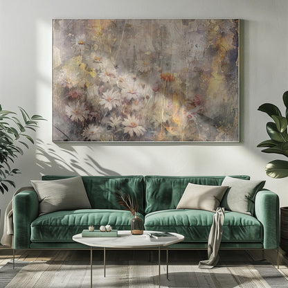 Art mural Fleur Art floral Illustration Décoration murale 010