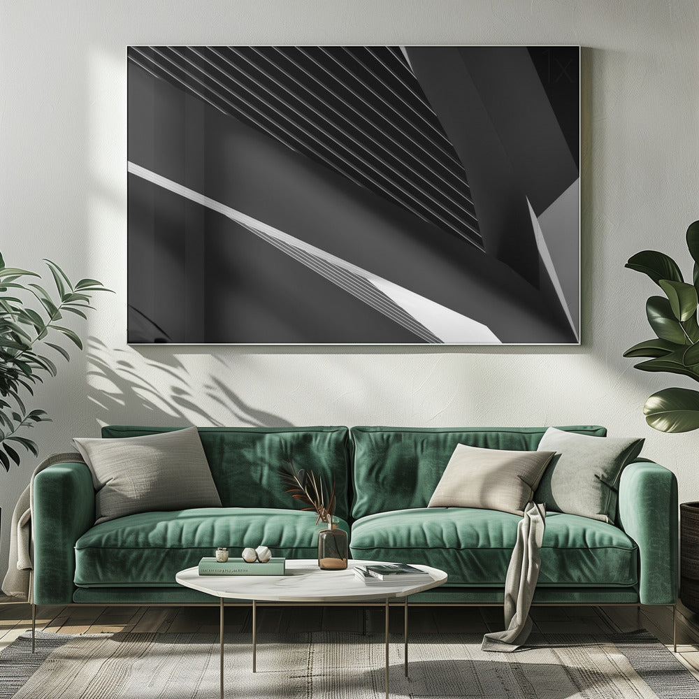 Art mural Abstraction d'un cygne