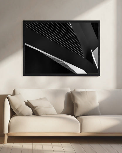 Art mural Abstraction d'un cygne