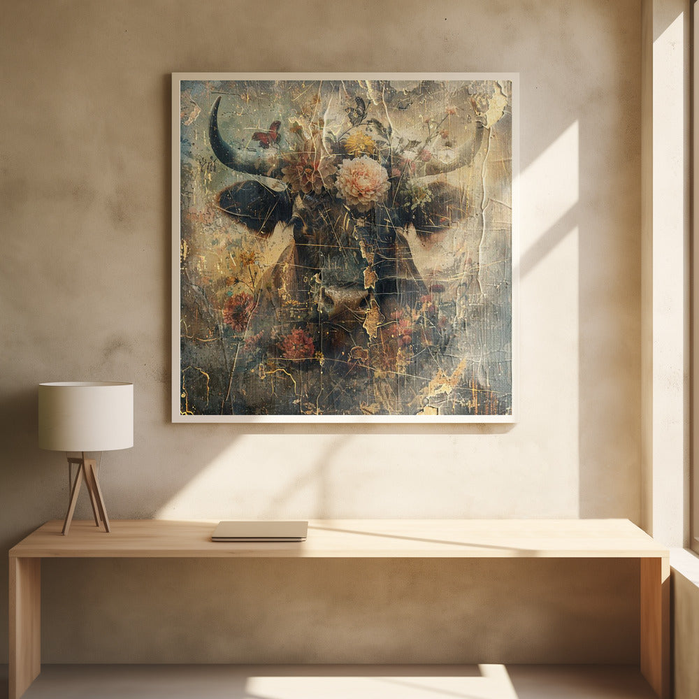 Décoration murale Animaux floraux Illustration d'art vintage 10