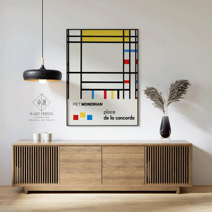 Piet Mondrian 'Place de la Concorde' Giclee Print: Mid-Century Modern Art