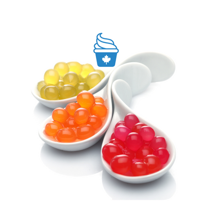 Raspberry Bursting Boba - 7 LB Jar - Popping Boba - Ships Free Within Canada on Orders Above CAD $199