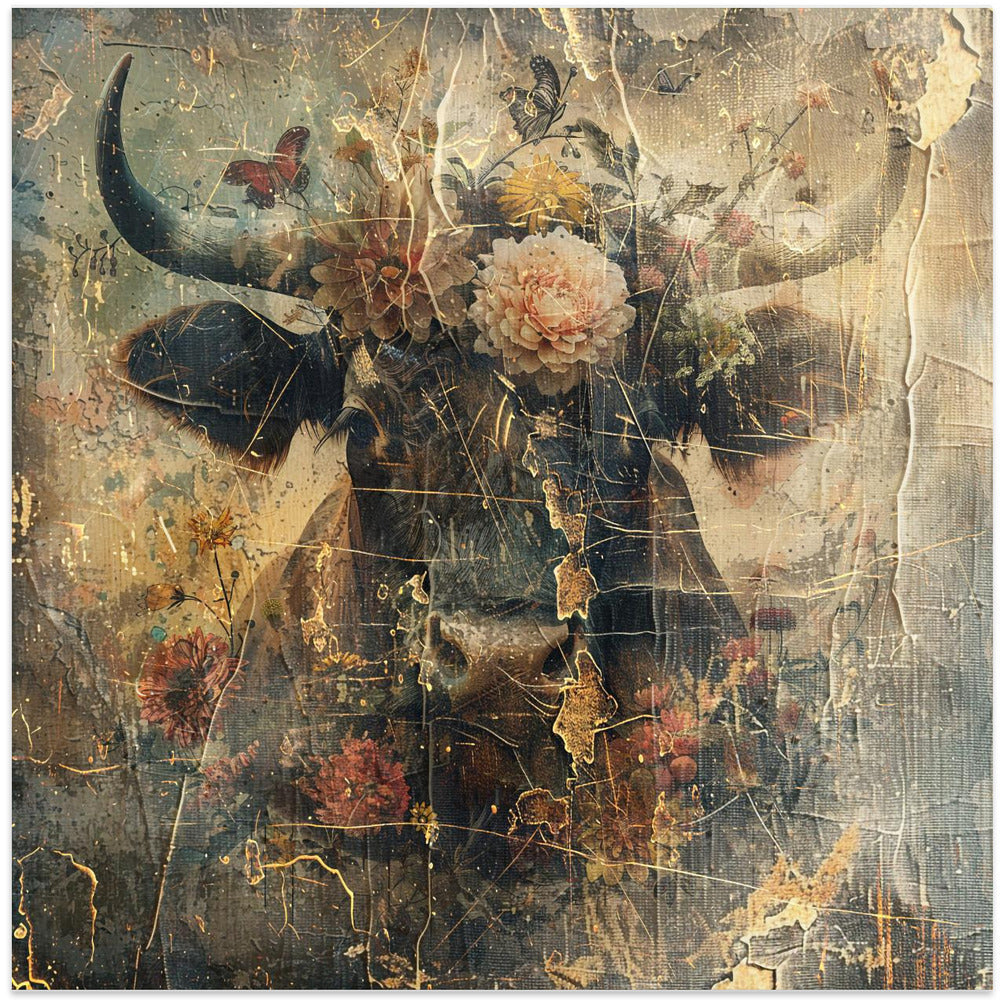 Décoration murale Animaux floraux Illustration d'art vintage 10