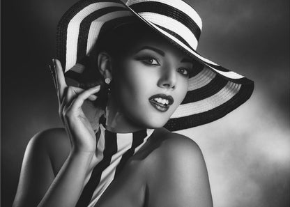 Art mural Noir et blanc