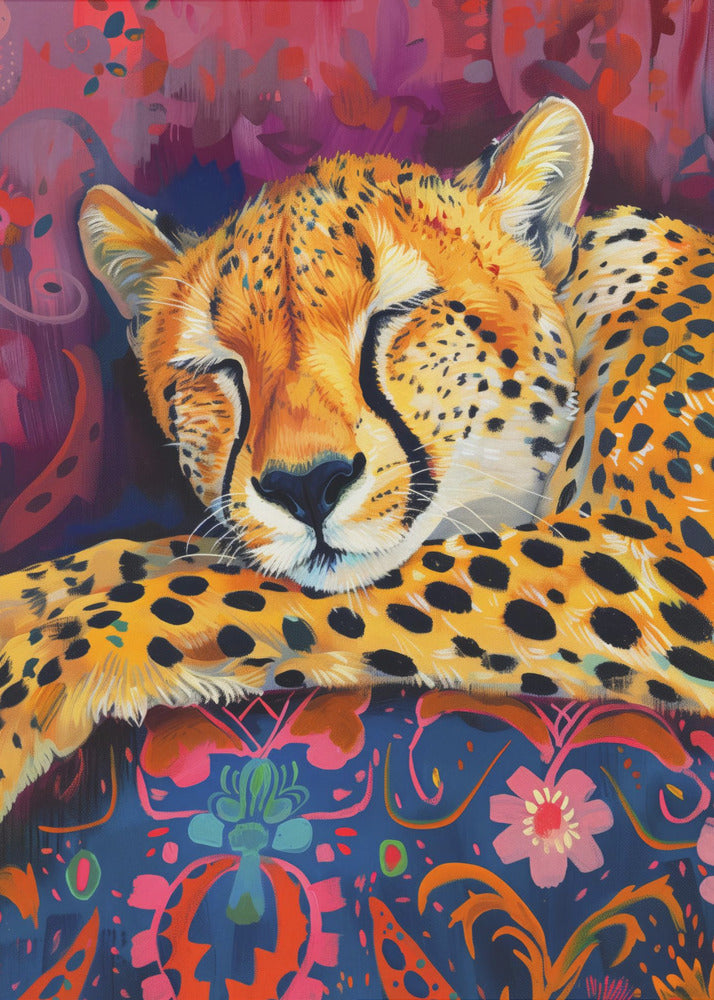 Décoration murale Guépard au repos