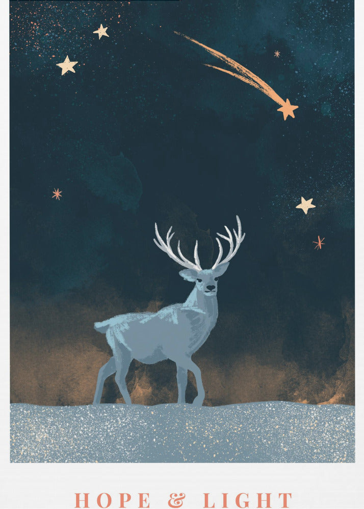 Décoration murale « Hope & Light », imprimée sur toile