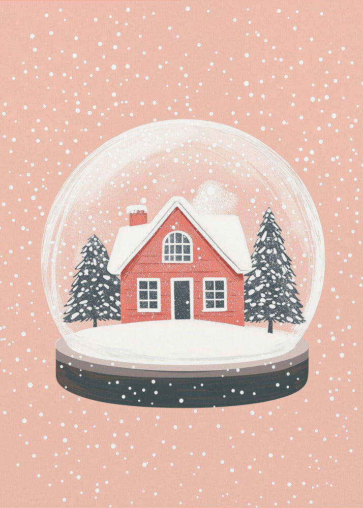 Décoration murale Ornement de Noël Illustration sur verre Impression sur toile