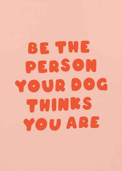 Typographie murale pour les amoureux des chiens